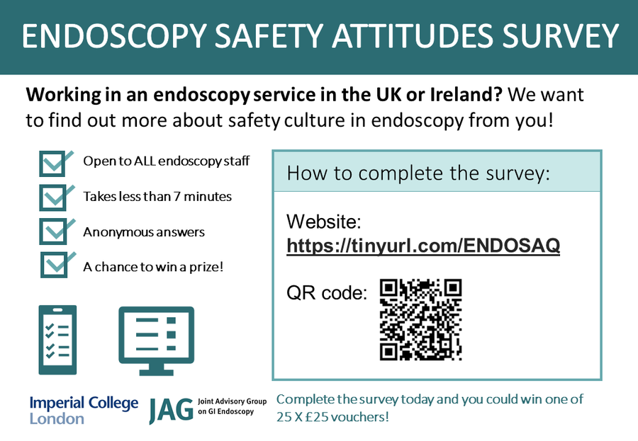 Endoscopy safety Staff attitudes survey Medical devices (existing
