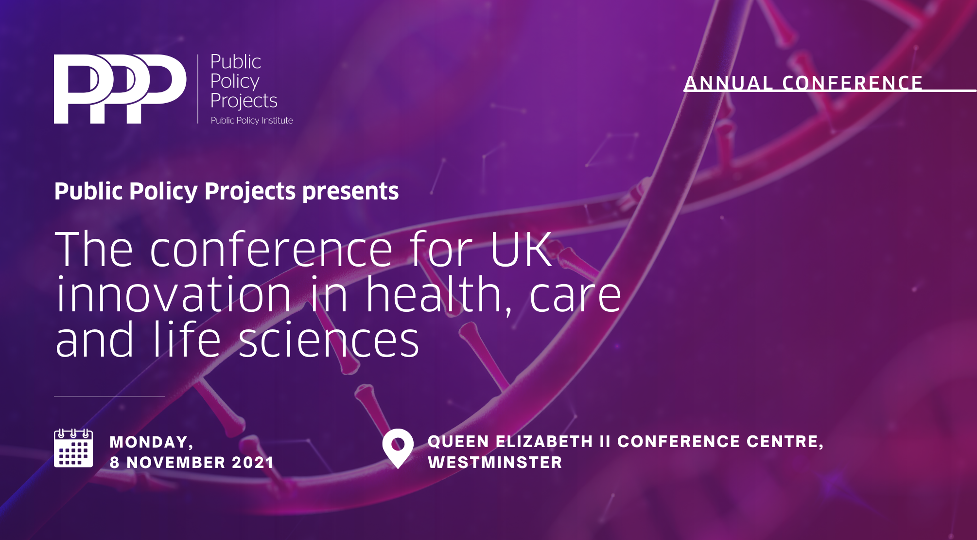 Public Policy Projects presents the conference for health care and life sciences