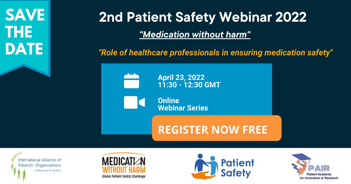 Medication without harm - Role of healthcare professionals in ensuring medication safety