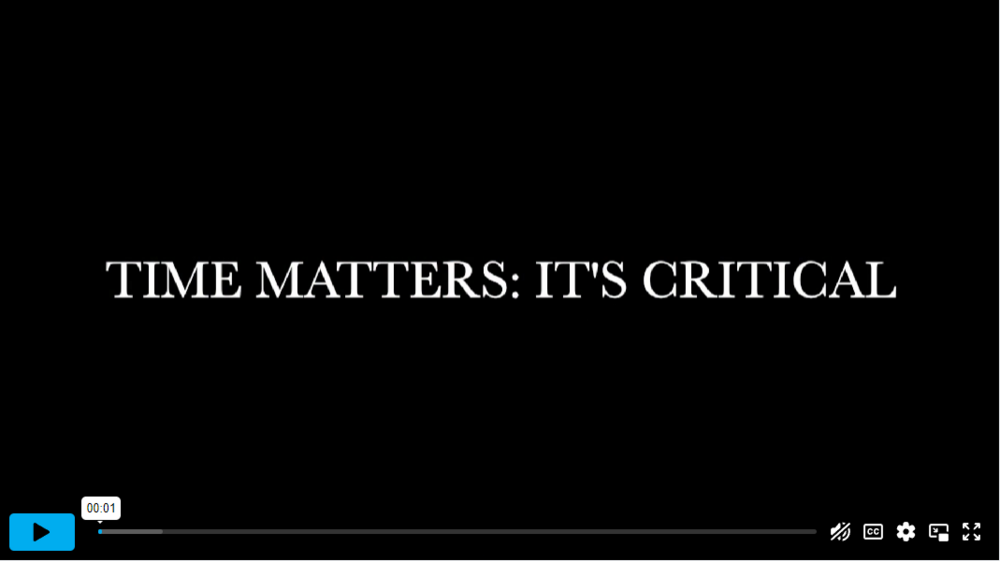 Time matters video