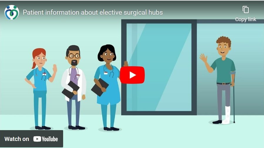 Surgical hub videp