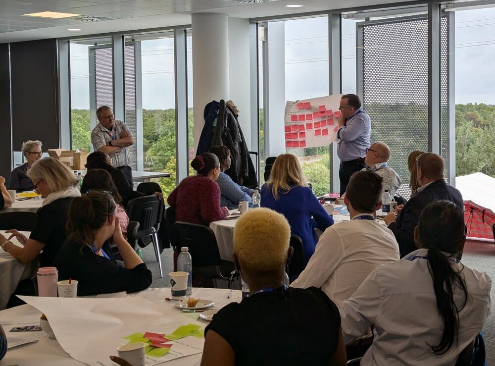 Attendees in the AcciMap session