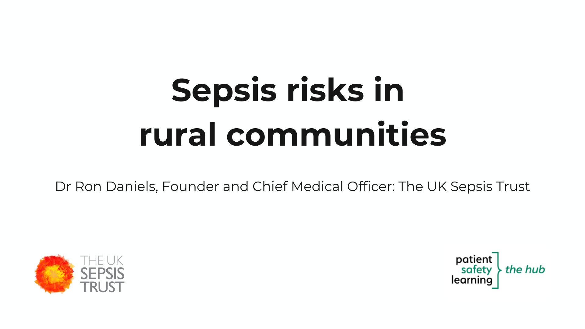 More information about "Sepsis risks in rural communities (a short video)"