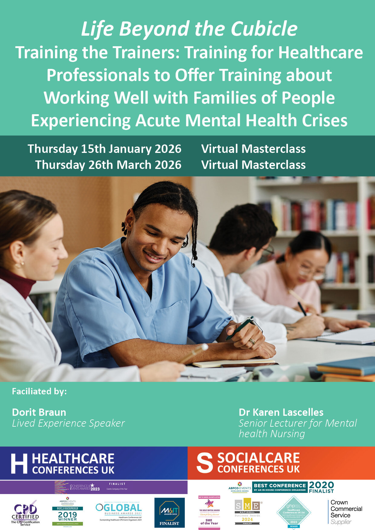 Training for Healthcare Professionals to Offer Training about Working Well with Families of People Experiencing Acute Mental Health Crises